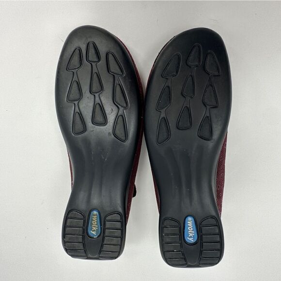 Wolky Passion Suede Mary Jane Burgundy Size 41 - Picture 11 of 15